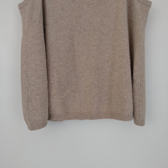 Victoria's Secret Cashmere Knit Tank Top Babydoll Size Small Tan - Picture 13 of 15